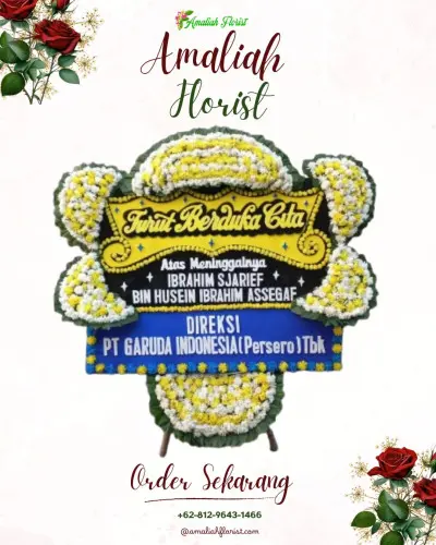 Papan Bunga Duka di Belawan Ii