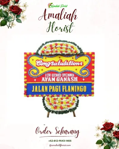Bunga Papan Congratulation di Belawan Ii